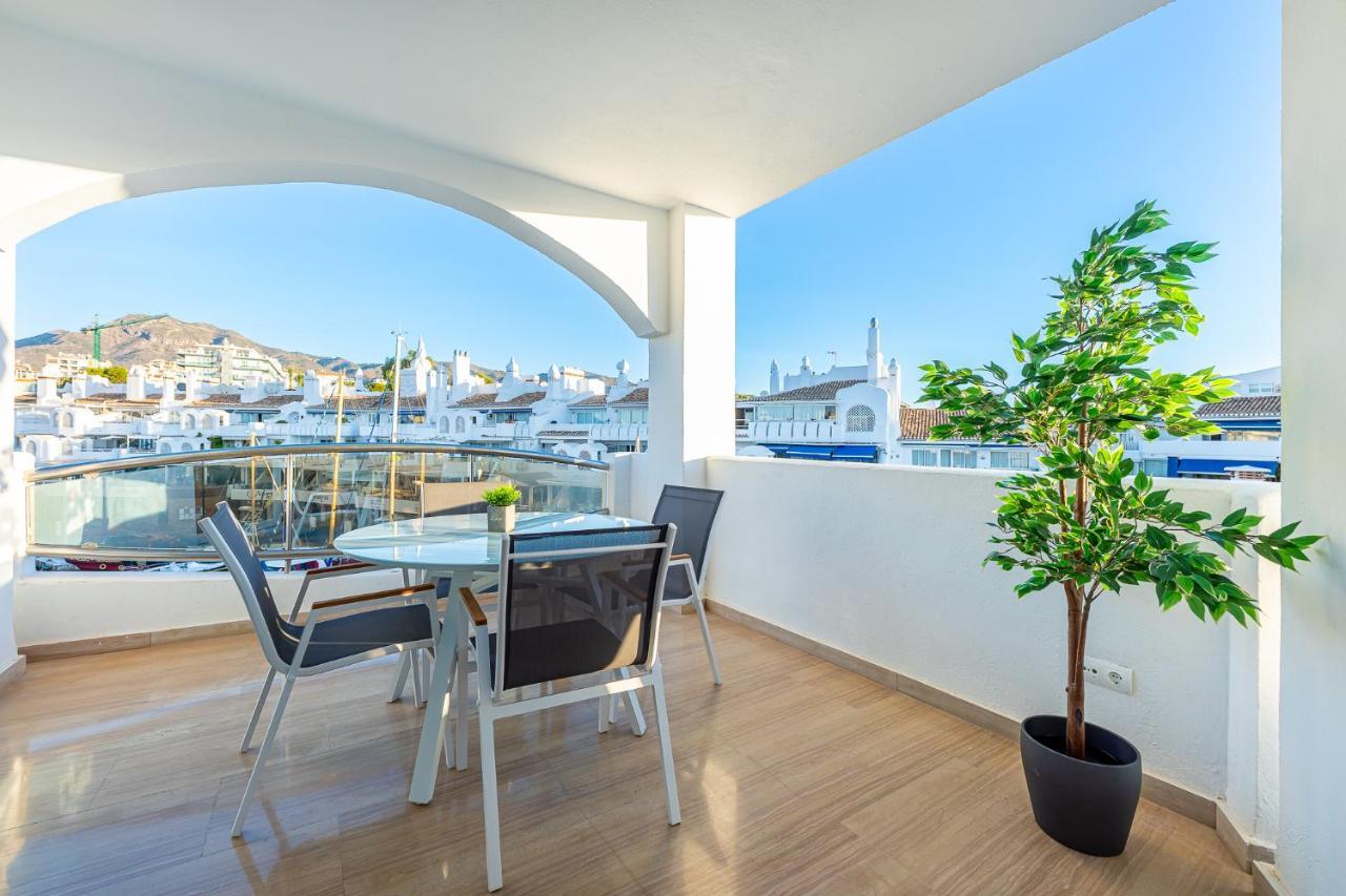Atico Puerto Marina First Island With Sea Views And Rooftop Pool ベナルマデナ エクステリア 写真