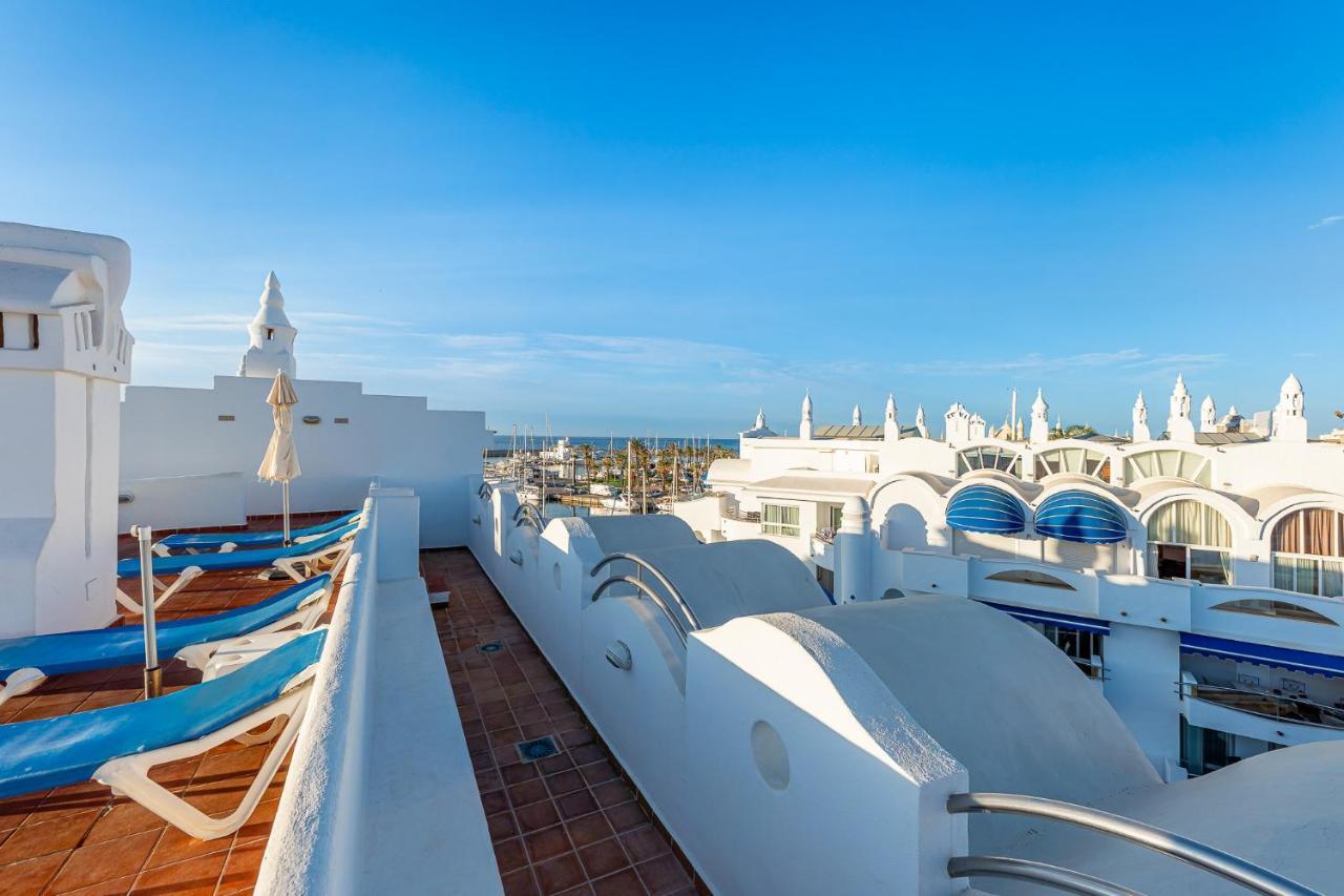 Atico Puerto Marina First Island With Sea Views And Rooftop Pool ベナルマデナ エクステリア 写真