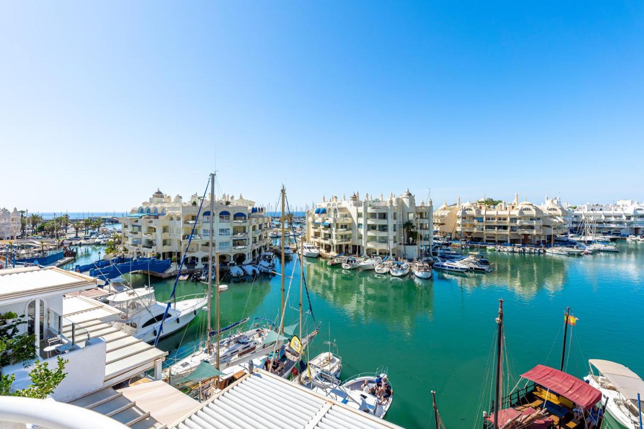 Atico Puerto Marina First Island With Sea Views And Rooftop Pool ベナルマデナ エクステリア 写真