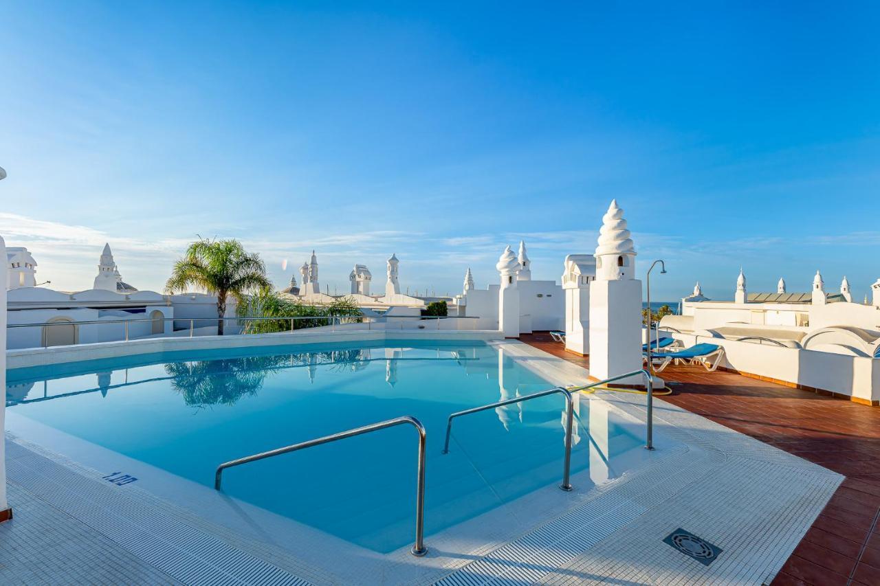 Atico Puerto Marina First Island With Sea Views And Rooftop Pool ベナルマデナ エクステリア 写真