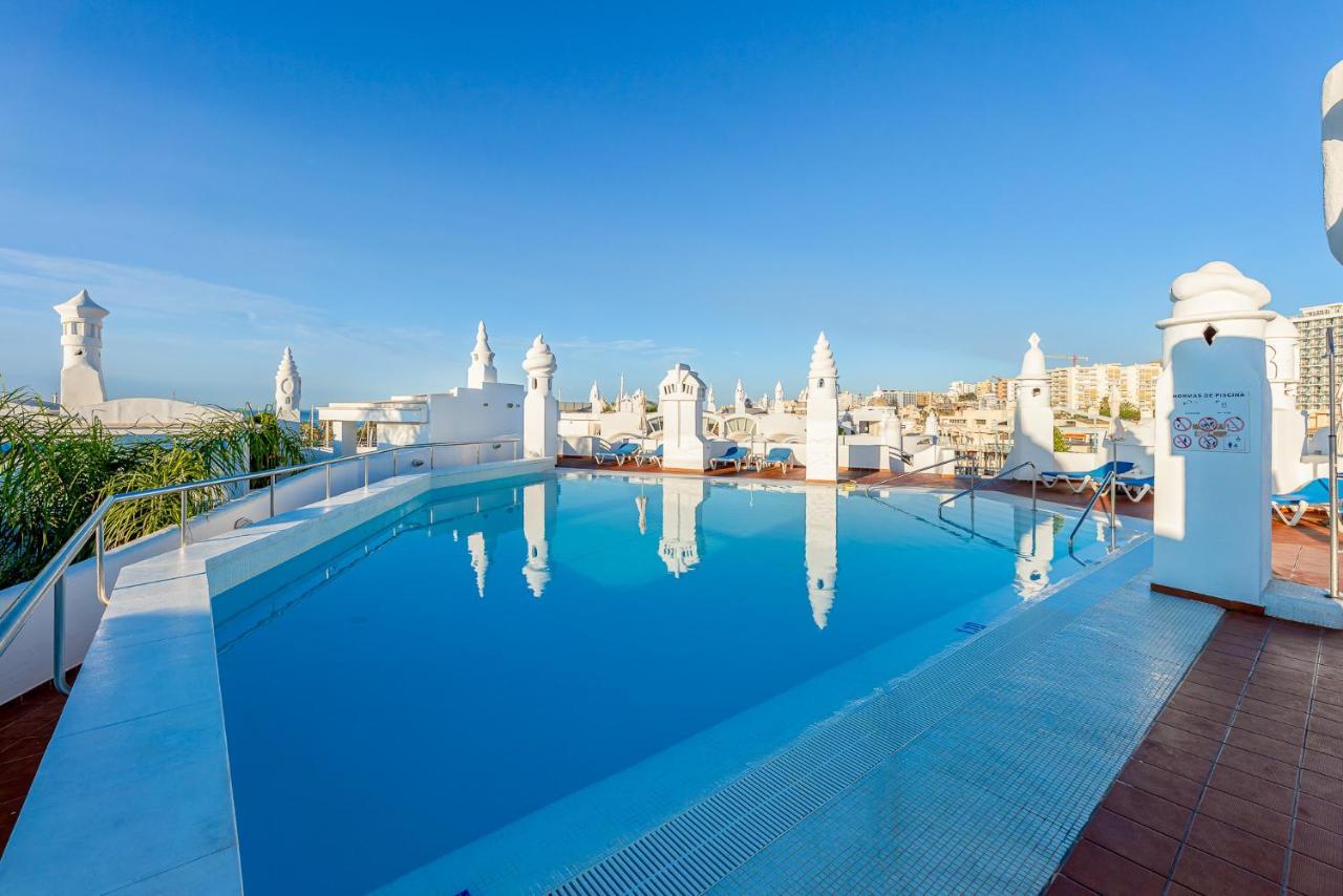 Atico Puerto Marina First Island With Sea Views And Rooftop Pool ベナルマデナ エクステリア 写真