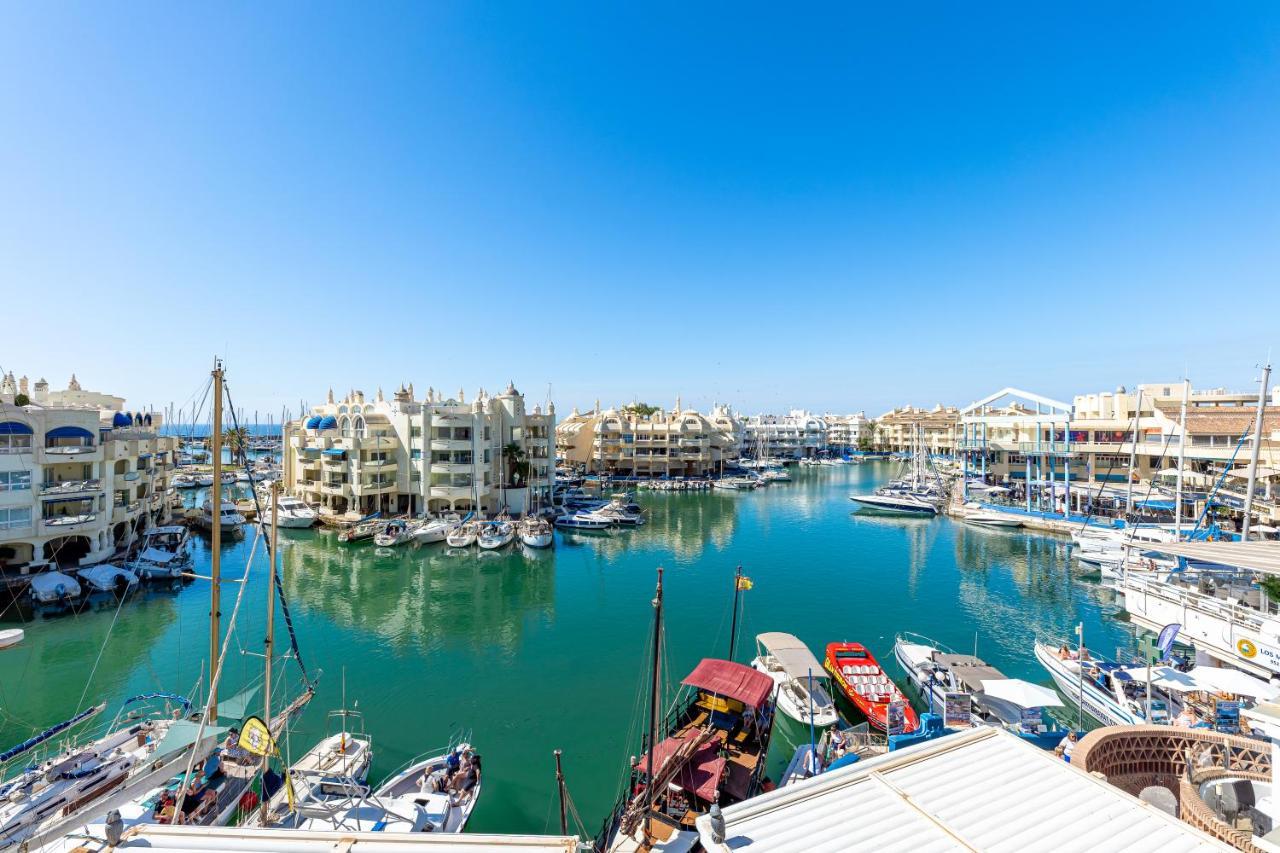 Atico Puerto Marina First Island With Sea Views And Rooftop Pool ベナルマデナ エクステリア 写真